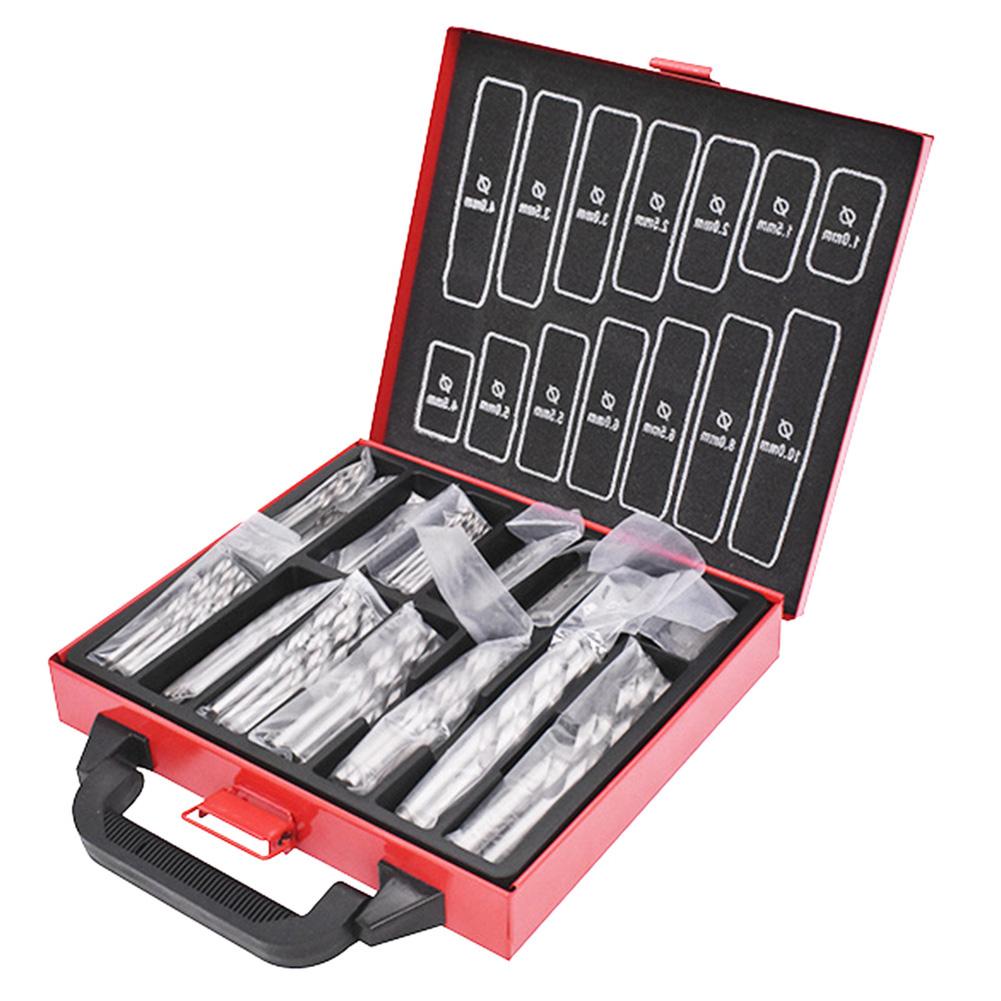 99pcs Titanium HSS Drill Bits 1mm-10mm Hole Cutter Electrical Drill Tools, 501 Original
99pcs Titanium HSS Drill Bits 1mm-10mm Hole Cutter Electrical Drill Tools, 501 Original