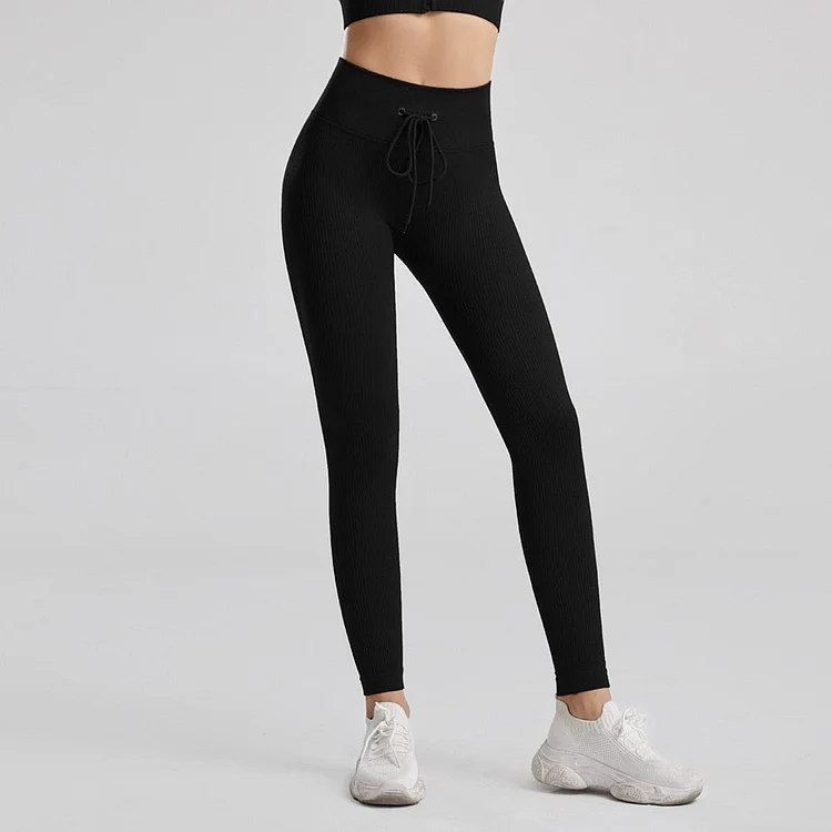 Gym Sports Leggings Long Sleeve Crop Top Outfits