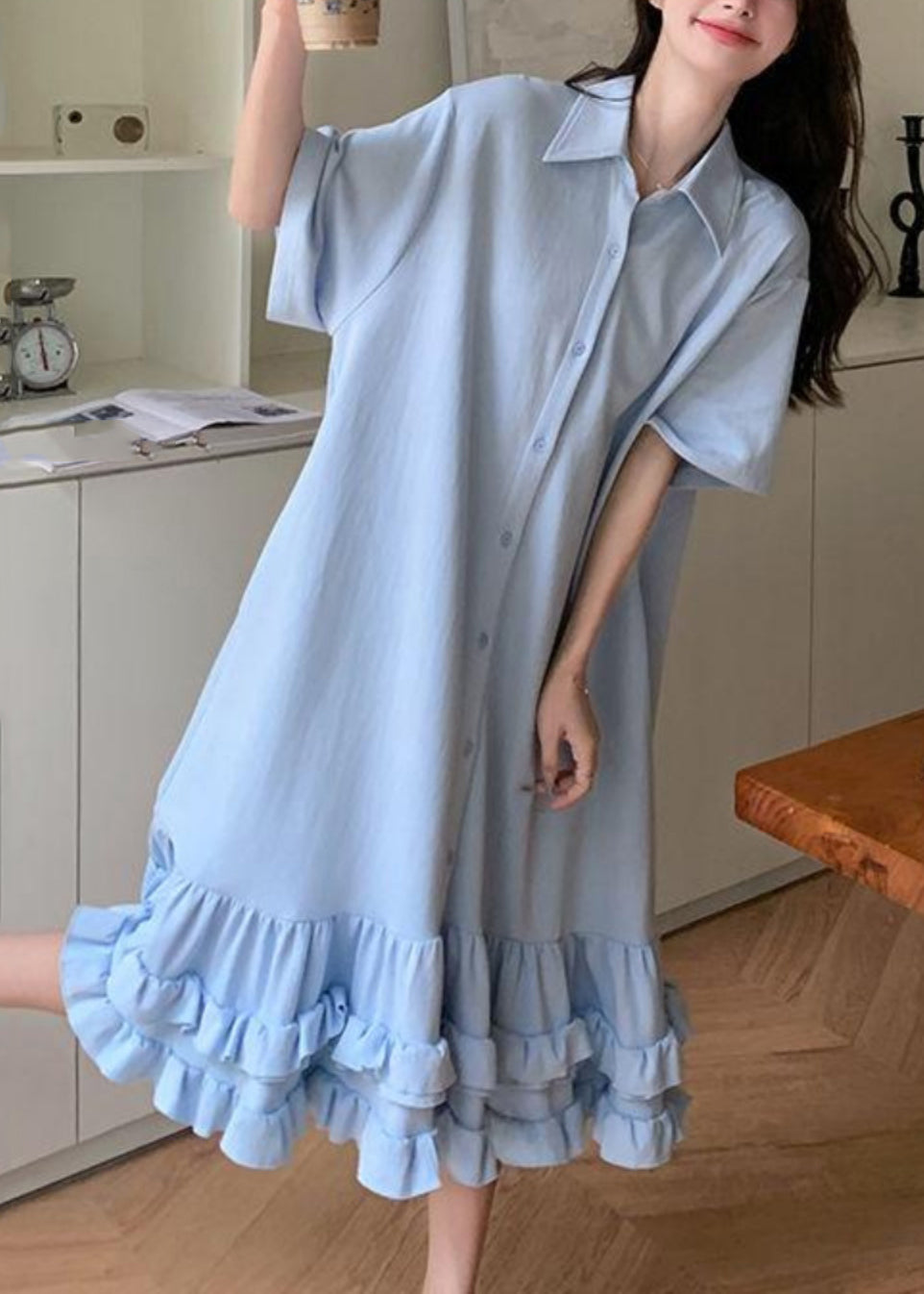 guest wedding dresses Sleeveless Halter Neck Chiffon Midi Dress with A-Line S3-2024 Color:Thorn Studland nudist beach