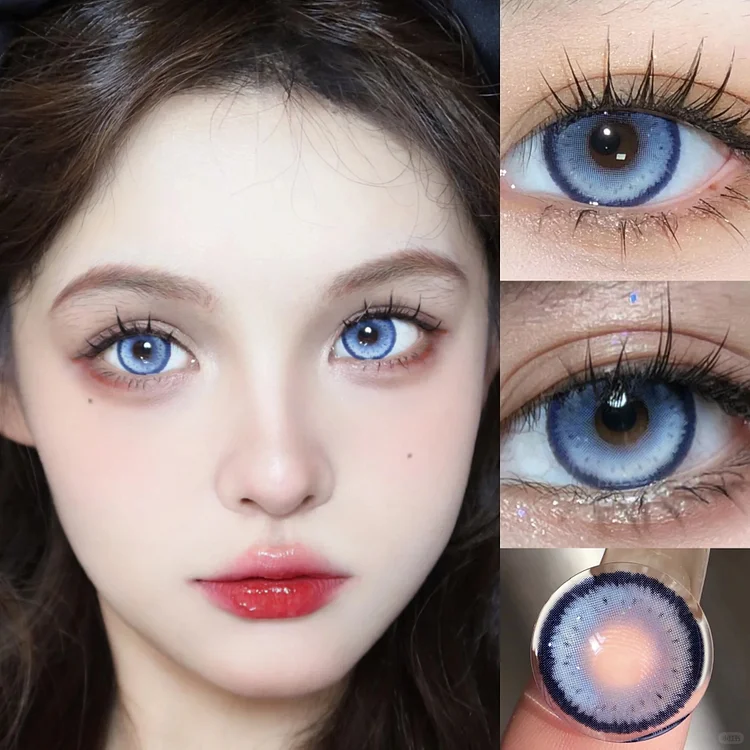 【U.S WAREHOUSE】Dolly House Blue Colored Contact Lenses
