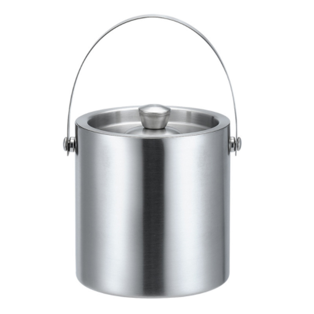 

Stainless Steel Insulated Ice Bucket Wine Beer Cooler with Lid for Picnic, 501 Original