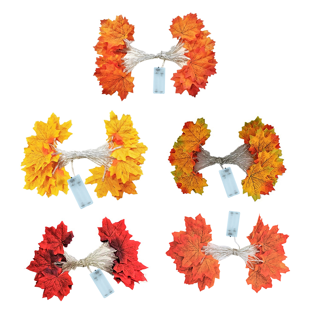 1.5M 10LED Artificial Maple Leaves String Lights Christmas Holiday Decor, 501 Original
1.5M 10LED Artificial Maple Leaves String Lights Christmas Holiday Decor, 501 Original