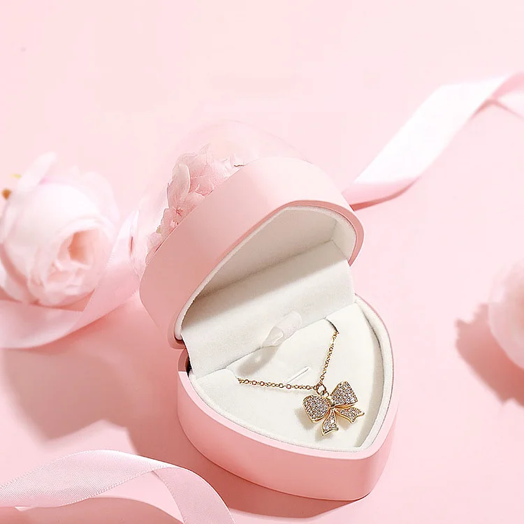 Necklace Jewelry Flower Box Gift Package