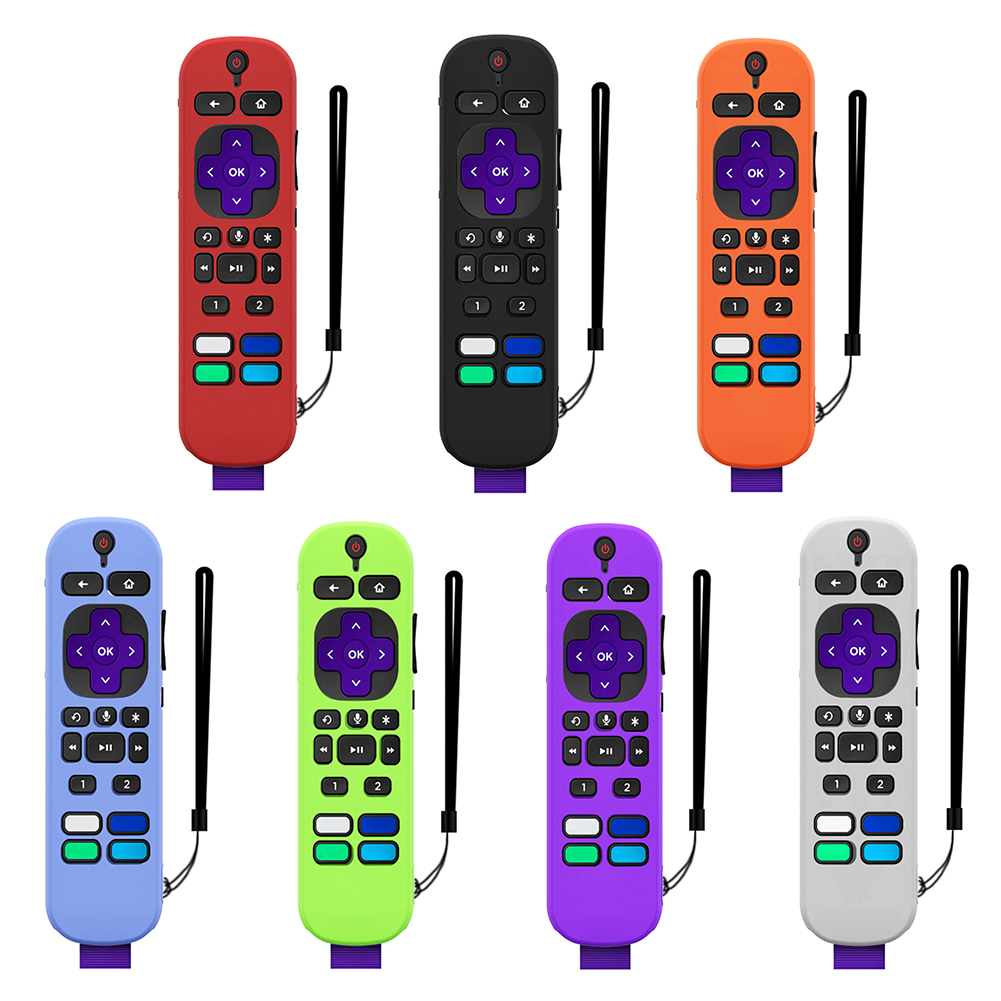 Silicone Remote Control Protective Case Cover for TCL Roku Voice Remote Pro, Luminous blue, 501 Original
Silicone Remote Control Protective Case Cover for TCL Roku Voice Remote Pro, Luminous blue, 501 Original