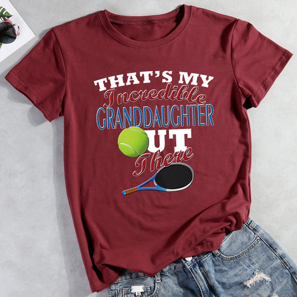 Tennis Granddaughter T-shirt Tee-013593-Guru-buzz
