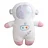 Maxgamehouse 1pc 58cm Plush Rocket Astronaut Toy Stuffed Spaceship Throw Pillow Home Decor Birthday Gift Space Discovery Educational For Kids