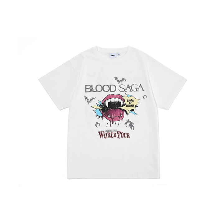 ENHYPEN Blood Saga World Tour S/S T-Shirt (White)
