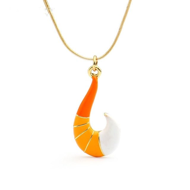 YOY-Ladybug Fox Pendant Necklace Gold Chain Necklace