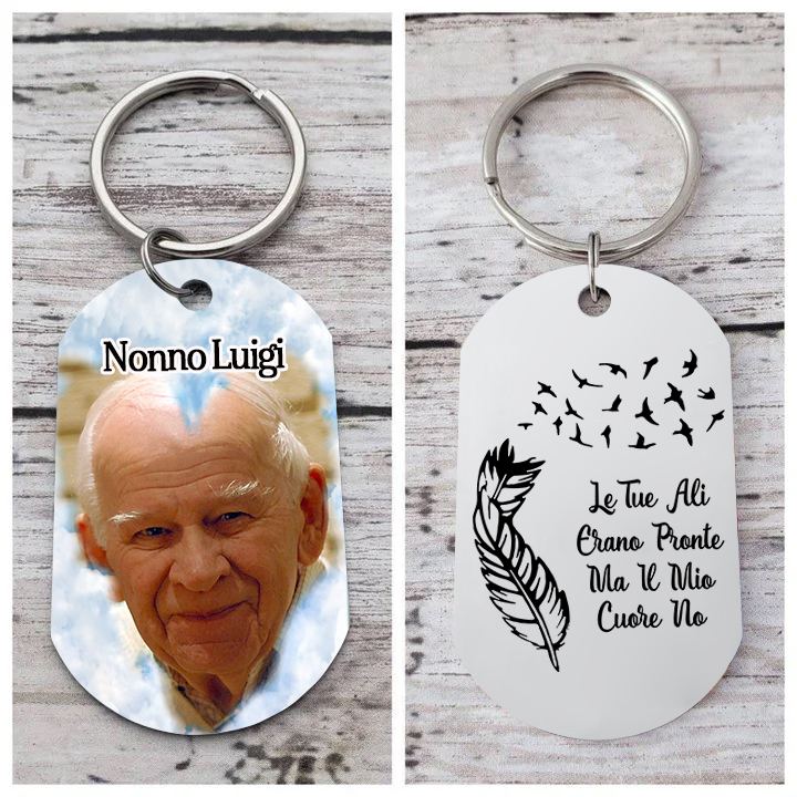 ALBERTBAND Portachiavi Personalizzati Coppia 2PCS Mano nella Mano