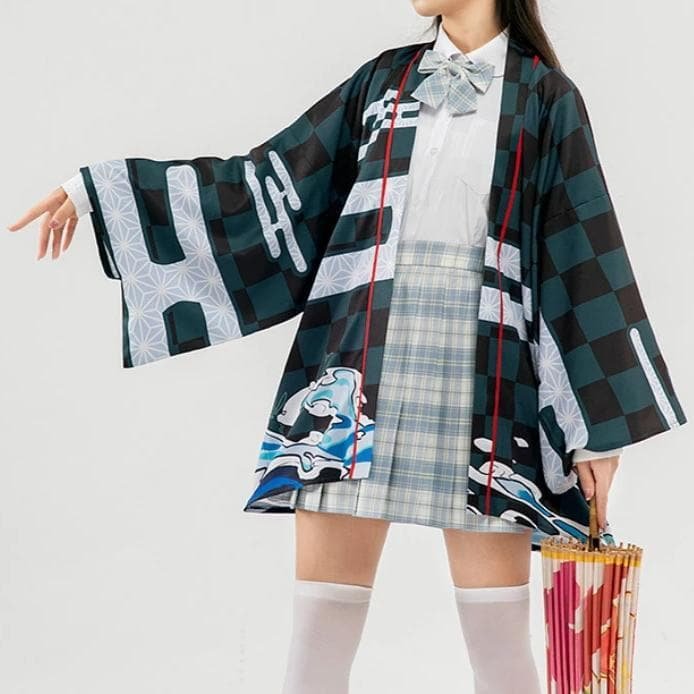 Demon Slayer Kamado Tanjirou Cosplay Kimono SP14707