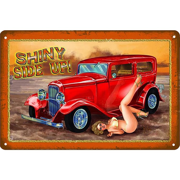 Car Girl - Vintage Tin Signs/Wooden Signs - 20*30cm/30*40cm