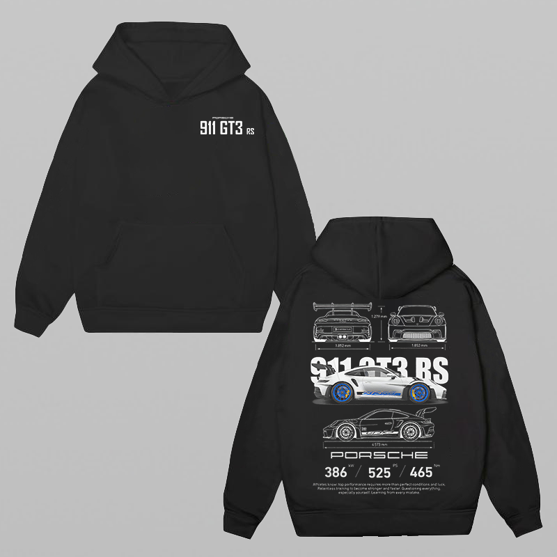 Porsche 911 GT3 RS Printed Men's Hoodie - Devcarry