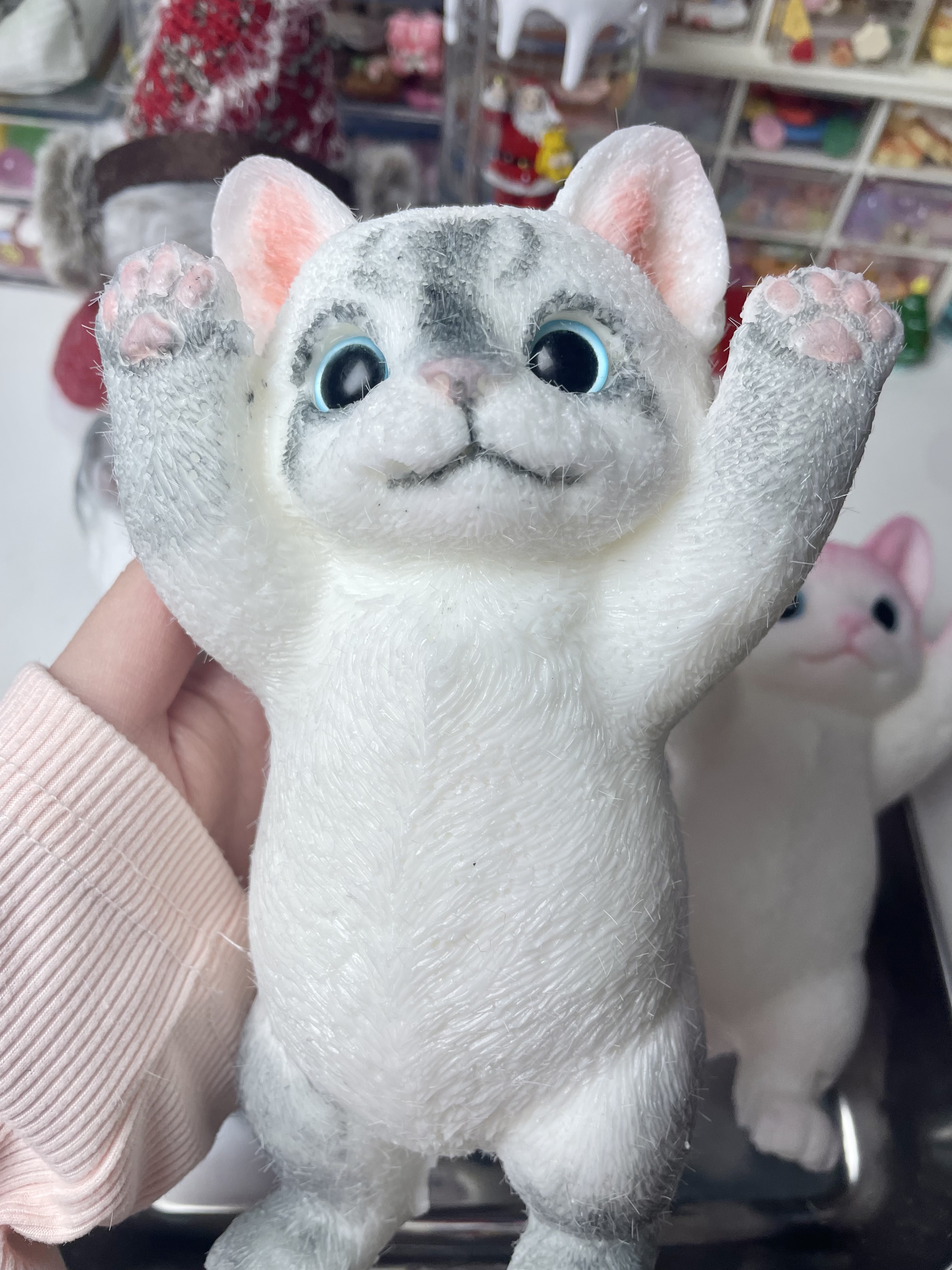 かわいいリアルな猫タバスクイーズ