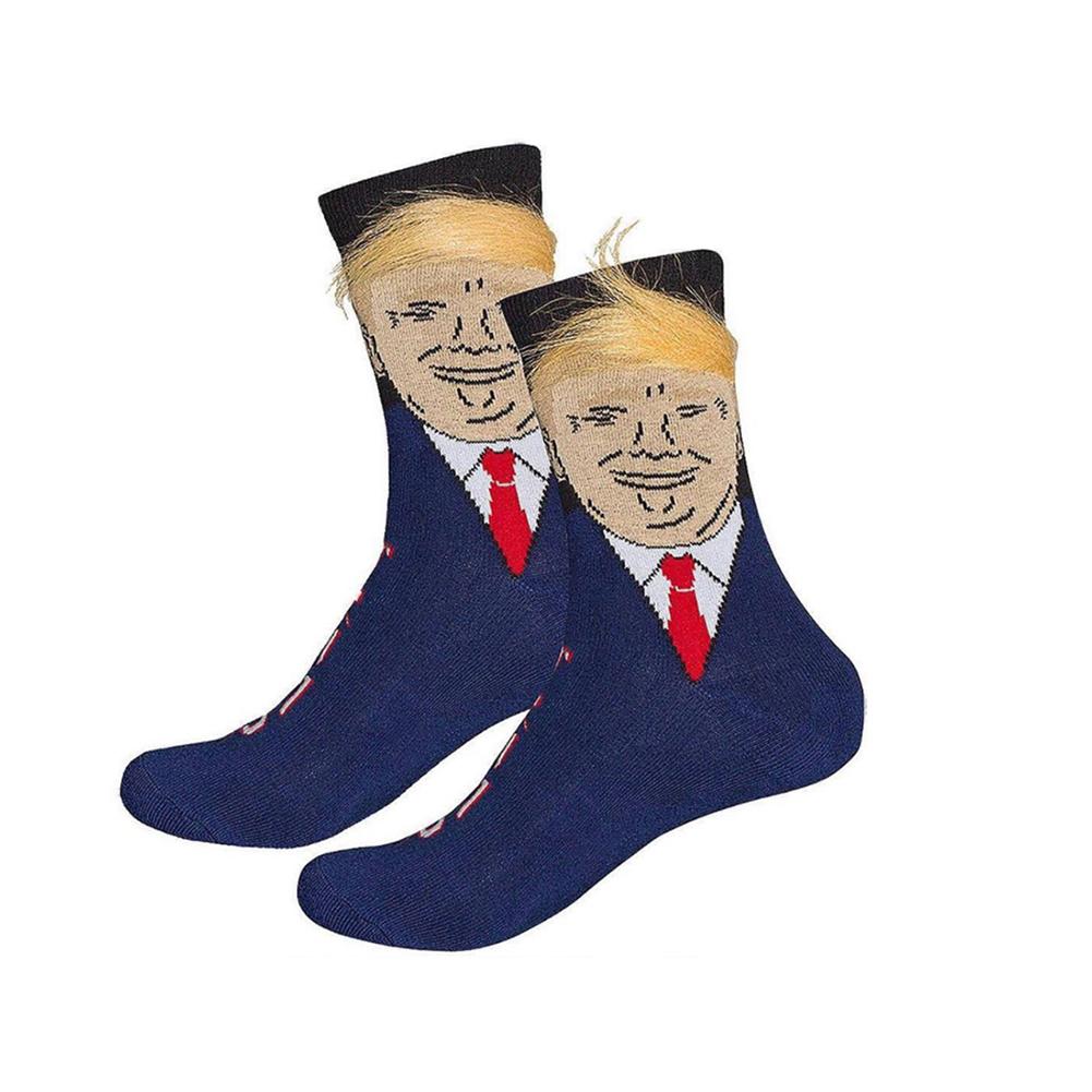 Men President Donald Trump 3D Fake Hair Funny Print Adult Casual Crew Socks, 501 Original
Men President Donald Trump 3D Fake Hair Funny Print Adult Casual Crew Socks, 501 Original