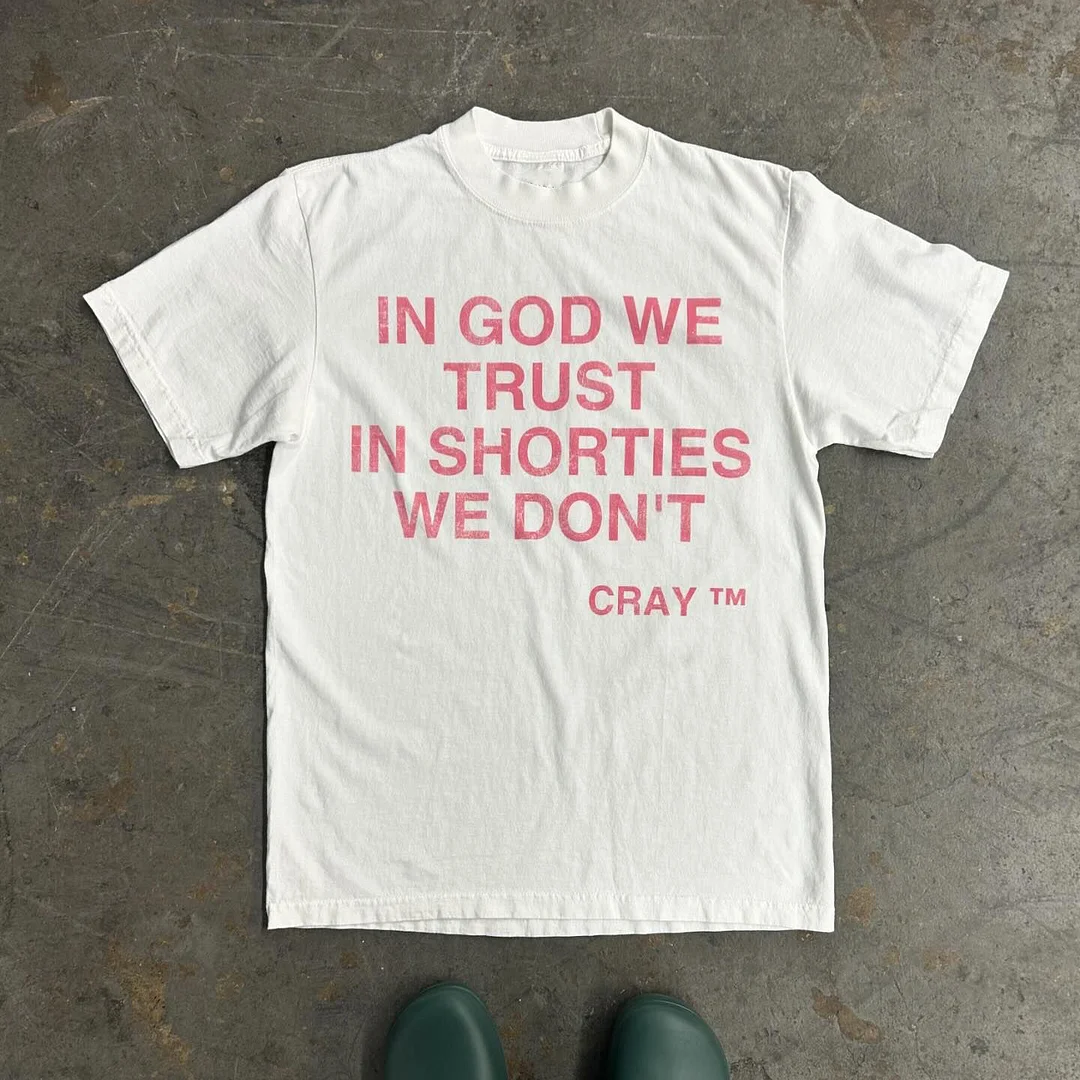 Believe in God Print T-shirt