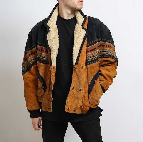 Indian Aztec Men's Bomber Jacket