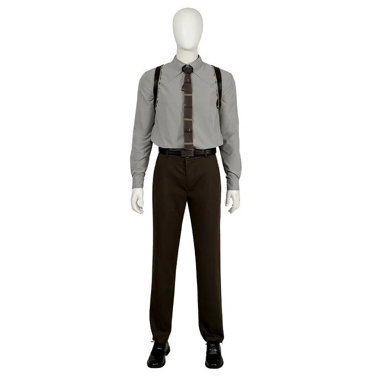 Loki Season 2 (2023) Loki Gray Set Outfits Cosplay Costume Halloween Carnival Suit