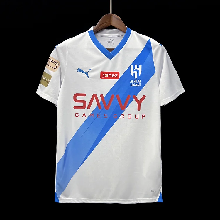 Al-Hilal Saudi Away Shirt Kit 2023-2024 - White