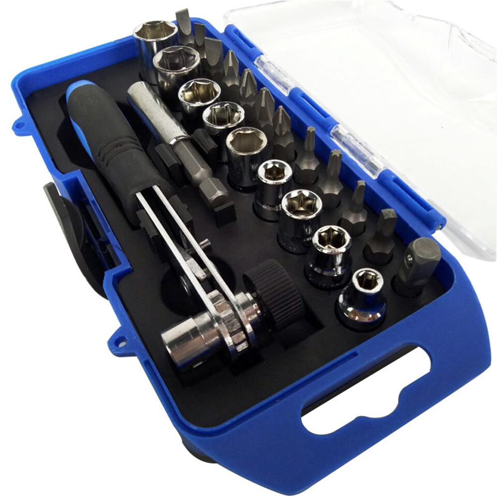 23pcs Sleeve Screwdriver Ratchet Wrench Socket Spanner Drill Repair Tool, 501 Original
23pcs Sleeve Screwdriver Ratchet Wrench Socket Spanner Drill Repair Tool, 501 Original