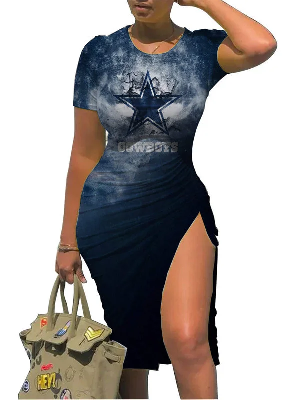 Dallas Cowboys
Women's Slit Bodycon Dress