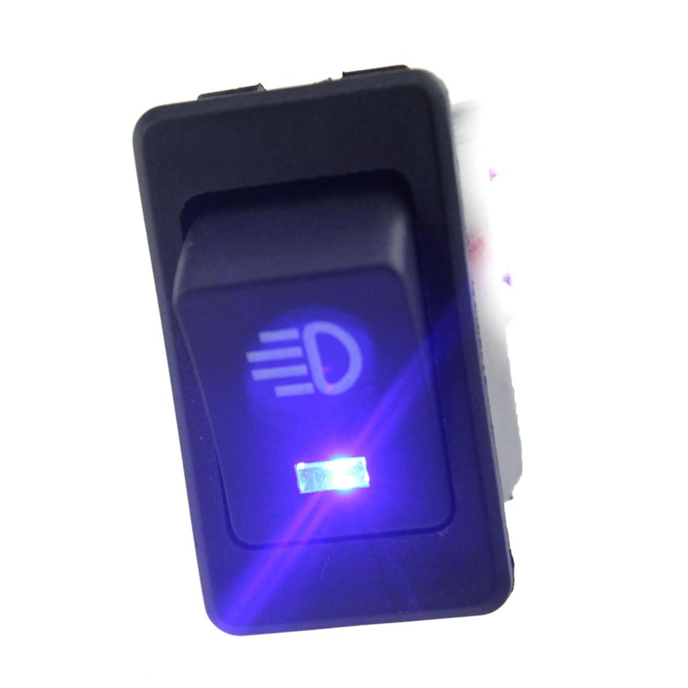 12V 35A 4 Pin Fog Light Rocker Switch with LED for Car Truck Dash, Dark blue, 501 Original
12V 35A 4 Pin Fog Light Rocker Switch with LED for Car Truck Dash, Dark blue, 501 Original