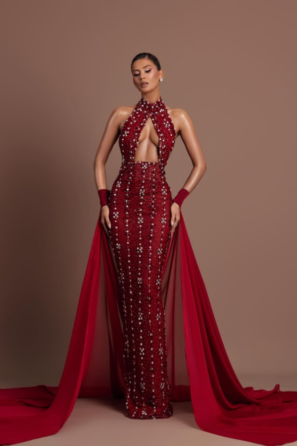 strapless open back dress Morilee One Shoulder Cut Out Prom Dress 49041