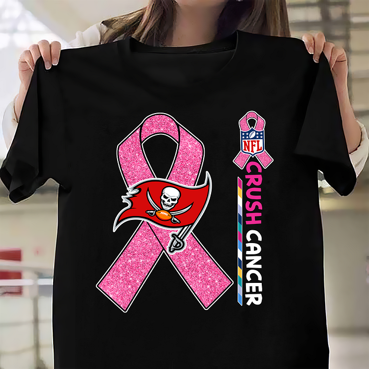 NFL Tampa Bay Buccaneers Crush Cancer Shirt