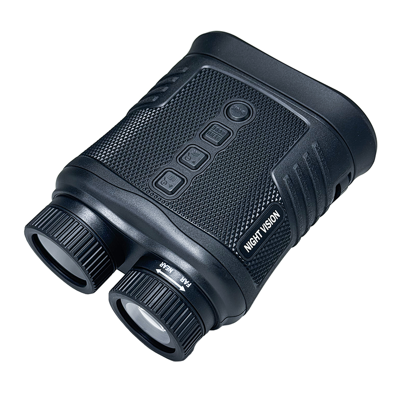 BekinTek Handheld 4K Night Vision Binoculars Rechargeable Telescope Infrared NVG Goggles Full Dark Observing 7x IR Adjustment 8x Digital Zoom 4K Video Recording 8M Photo 3 Inches Large HD Screen Support PC Control with 32G TF Card