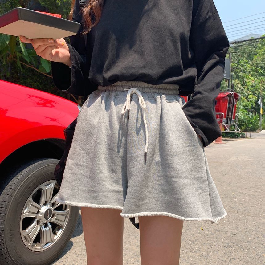 Wide-Leg Sweatshorts YP3245