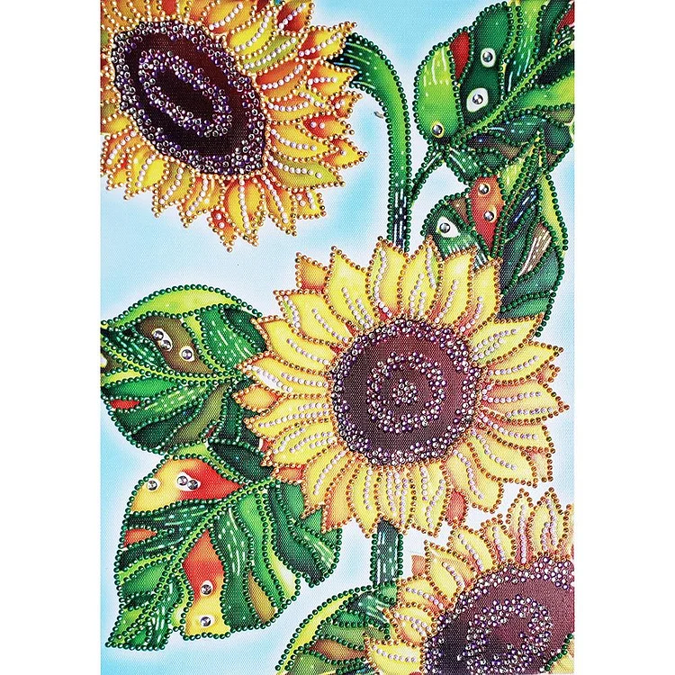 Sunflower Special Part Drill Diamond Painting 30X40CM(Canvas) gbfke