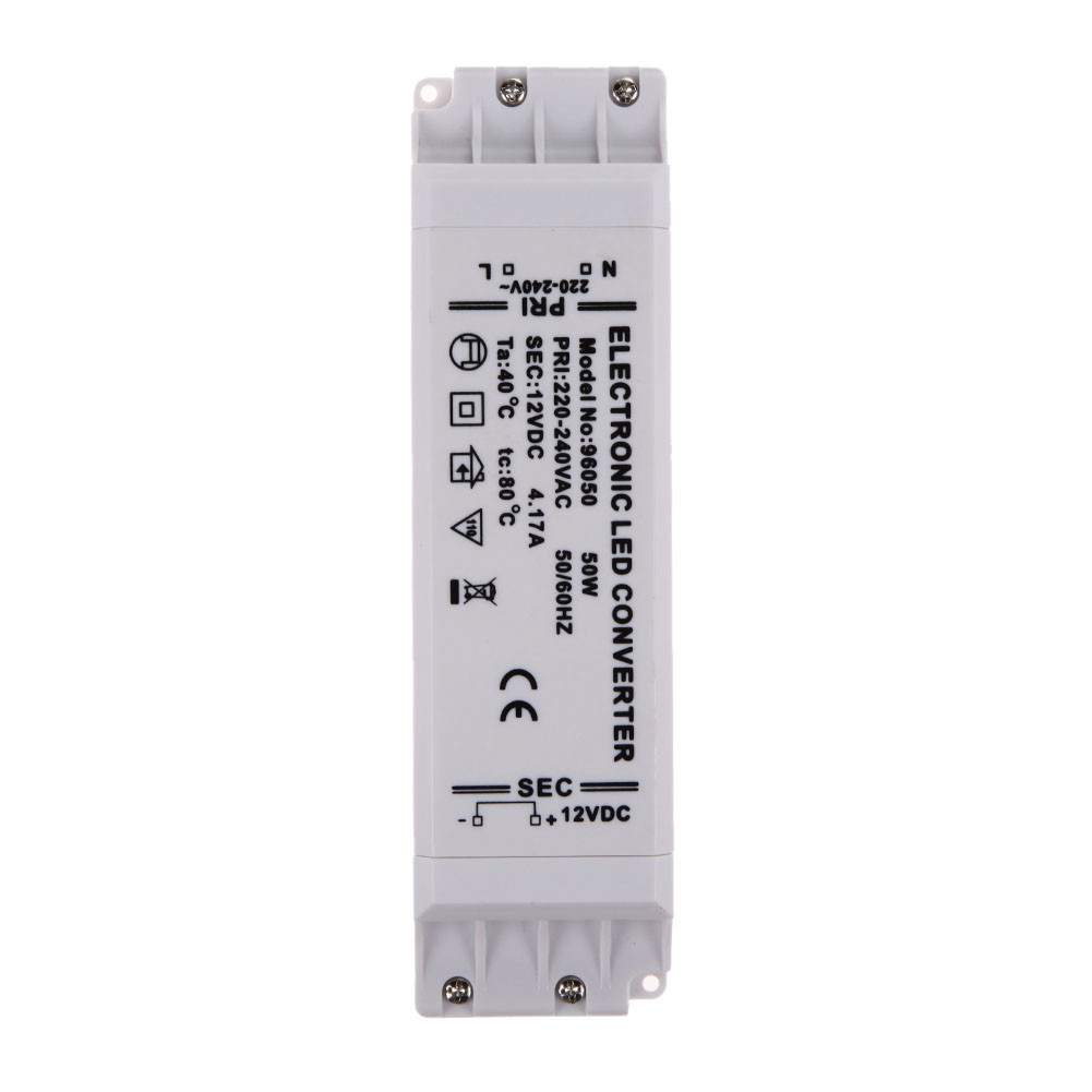 LED Transformer 240V DC12V Driver Ballast EVG IP20 Power supply Light, 501 Original
LED Transformer 240V DC12V Driver Ballast EVG IP20 Power supply Light, 501 Original