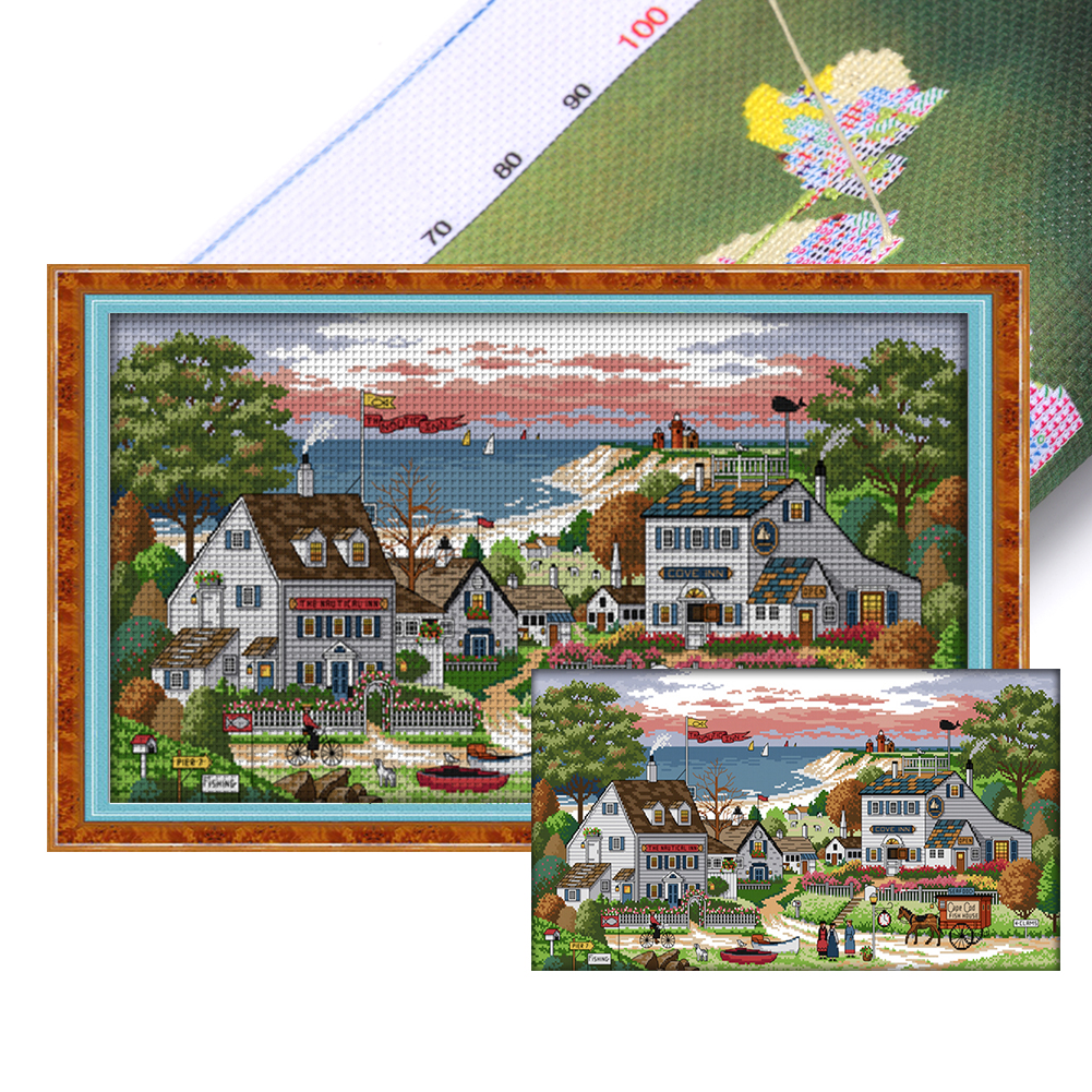 Little Tree House Cross Stitch Kit