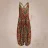 Ejimei Fashion Cotton Overalls Jumpsuits Women Summer Printed Sleeveless Jumpsuit for Women Loose Wide Leg Pants Overalls for Women