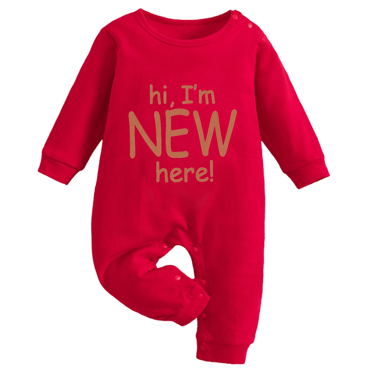 【3M-18M】Hi! I'm New Here Romper