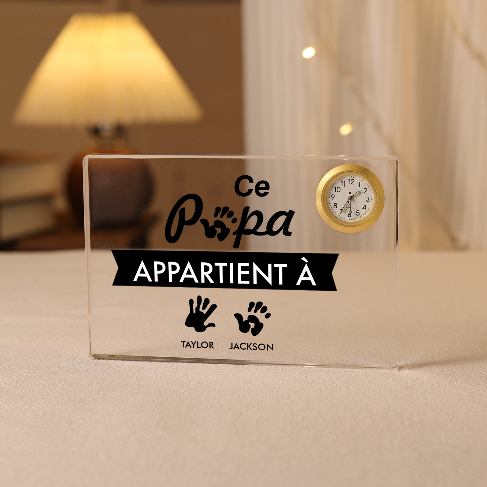 1 Pièce Cadeaux Pour Papa De La Part De La Famille Et Des Amis, Forme