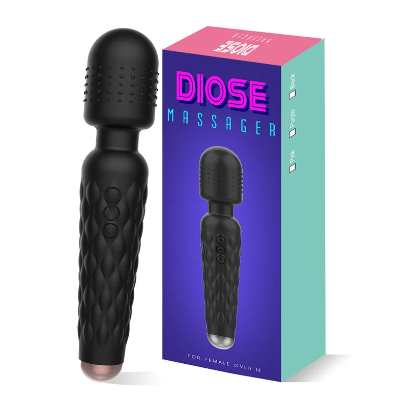 AV Vibrator Magic Wand  Massager Clitoris Stimulator - Rose Toy