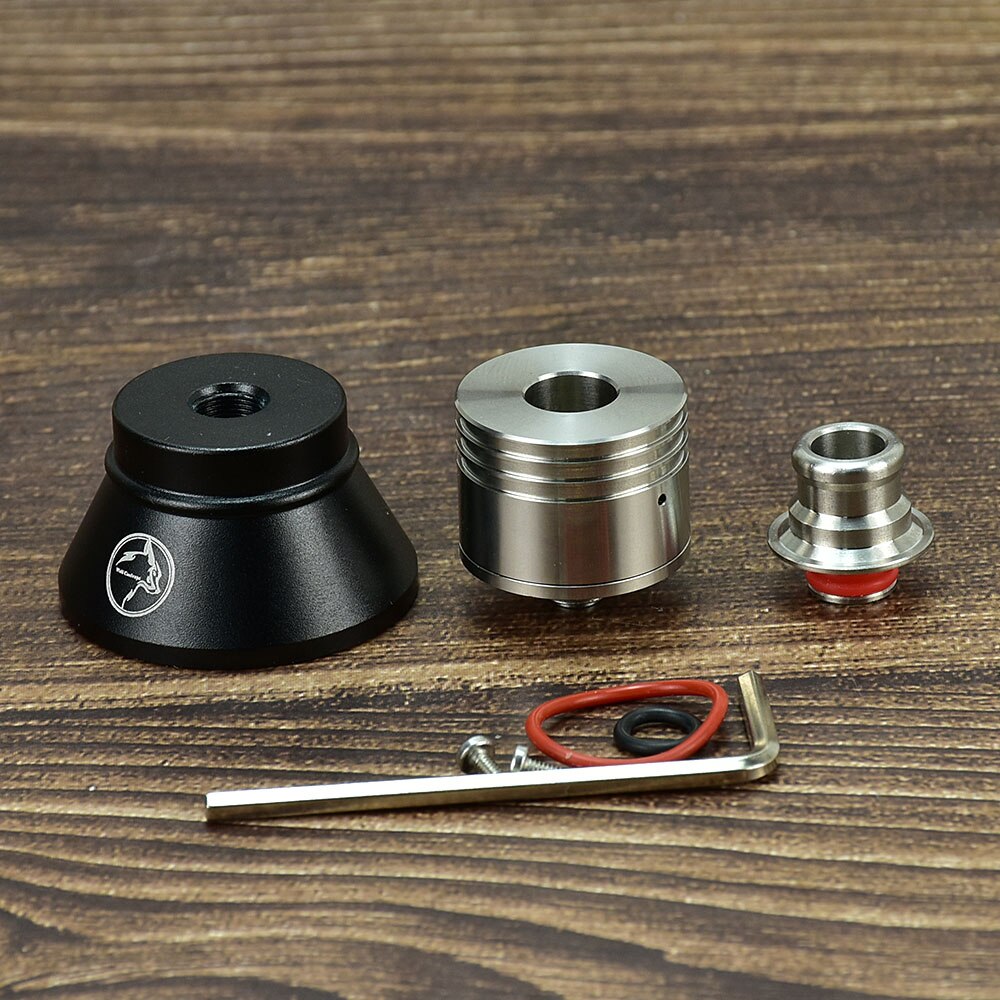 Hellfire rda Short Cranked rda 22mm vape 316SS RDA Rebuildable