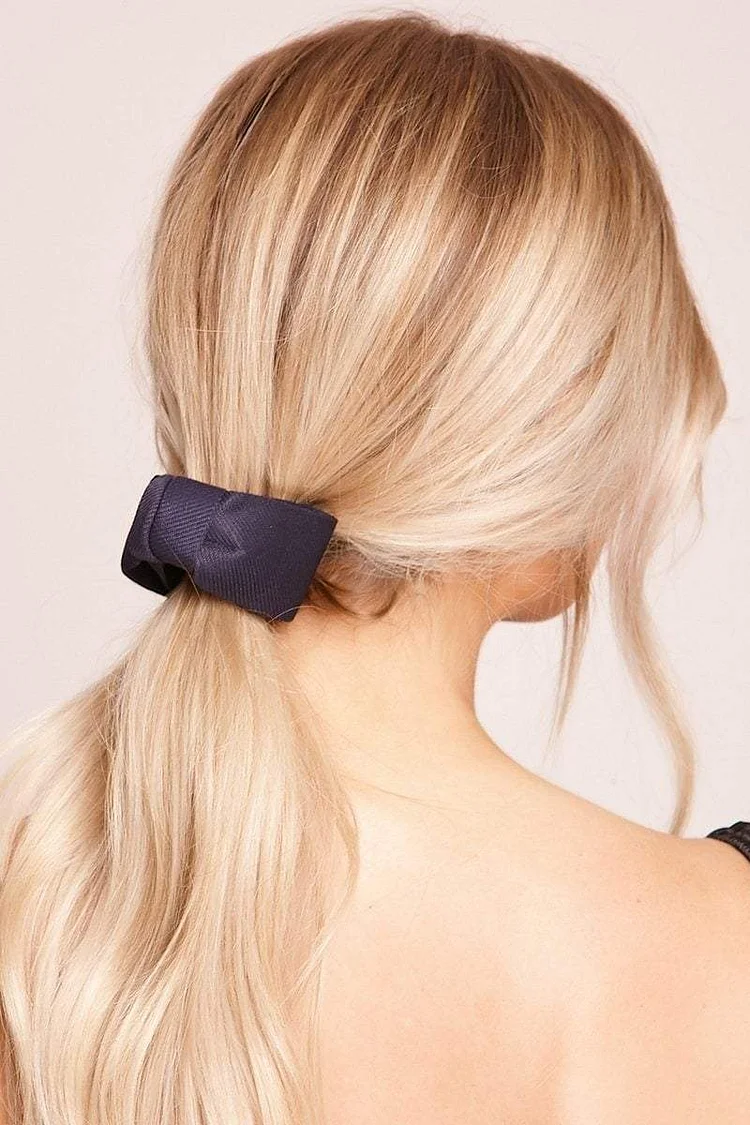 Eve Black Bow Shaped Hair Clip Katch Me