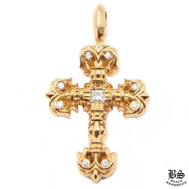 CHROME HEARTS クロムハーツ フィリグリークロスチャーム｜22K ゴールド