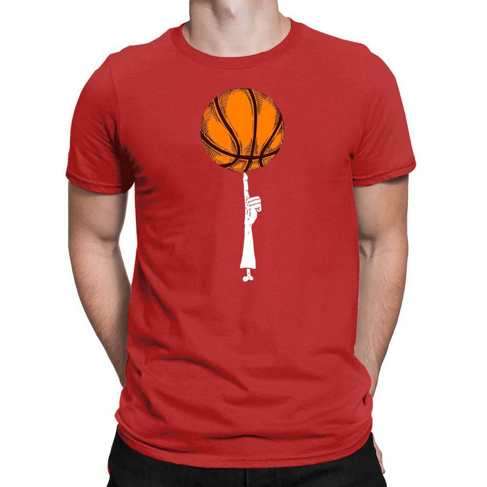 Finger and basketball Men's T-shirt-Guru-buzz