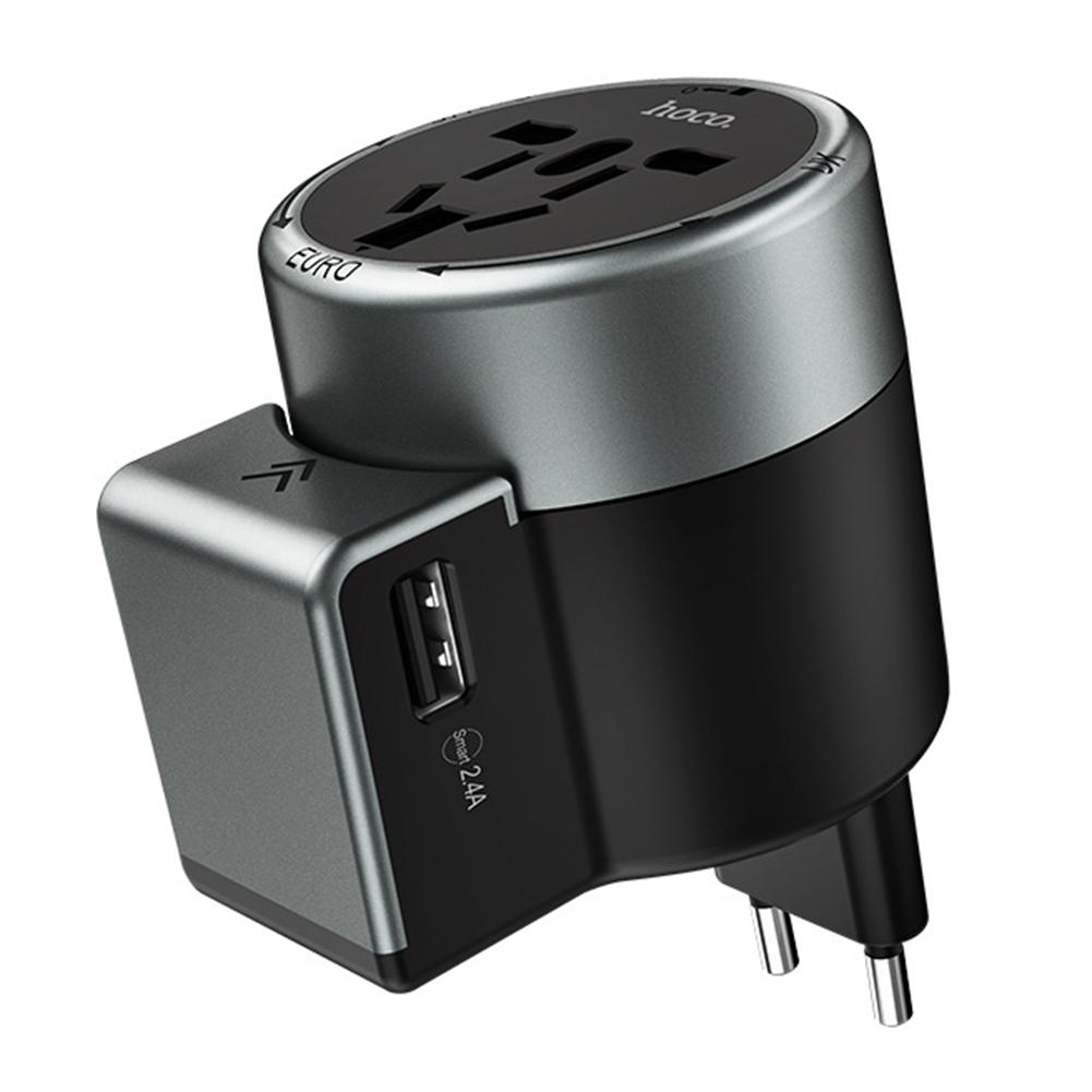 HOCO AC4 Power Adapter Dual USB Wall Charger Converter for EU/US/AU/UK Plug, 501 Original
HOCO AC4 Power Adapter Dual USB Wall Charger Converter for EU/US/AU/UK Plug, 501 Original