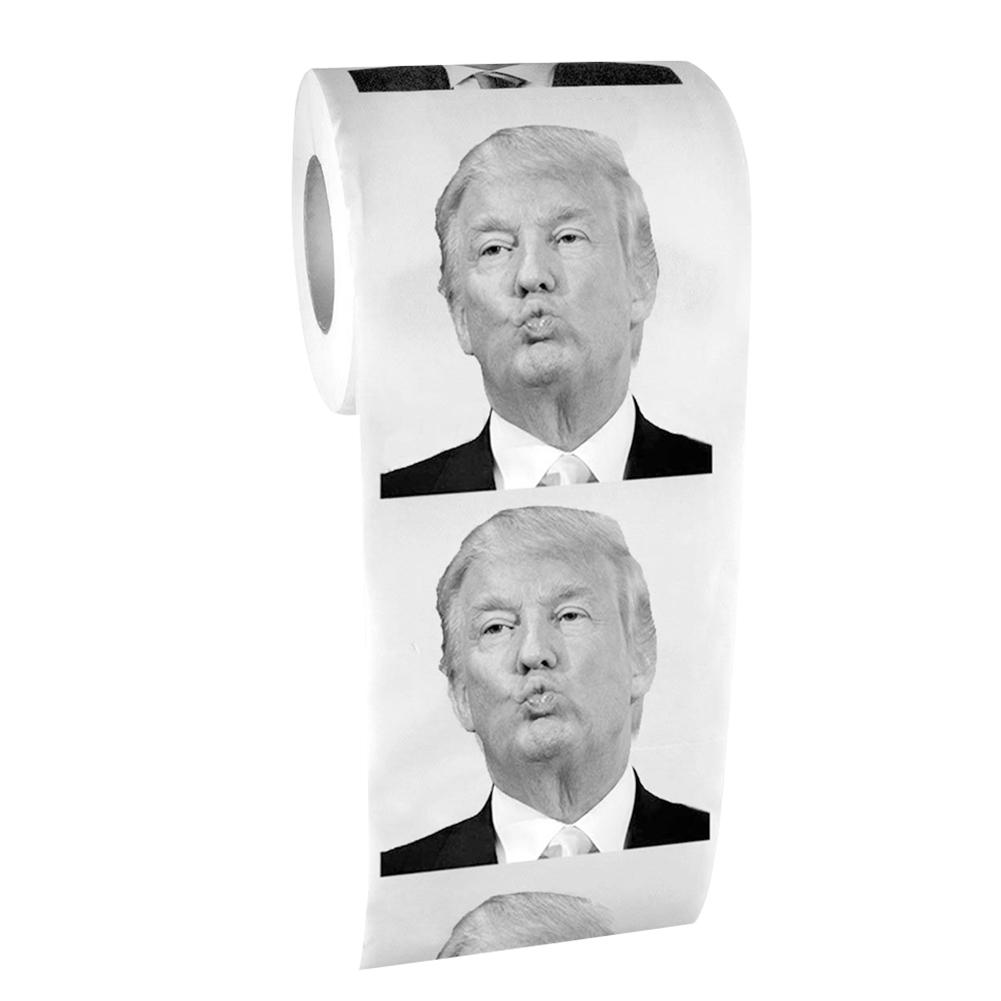 Novelty Donald Trump Kiss Printed Toilet Paper Roll Prank Joke Napkin Gift, 501 Original
Novelty Donald Trump Kiss Printed Toilet Paper Roll Prank Joke Napkin Gift, 501 Original