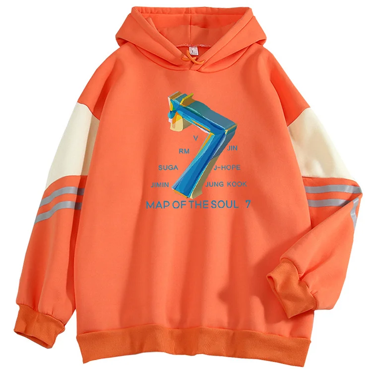 Map Of The Soul: 7 Creative Colorblock Hoodie