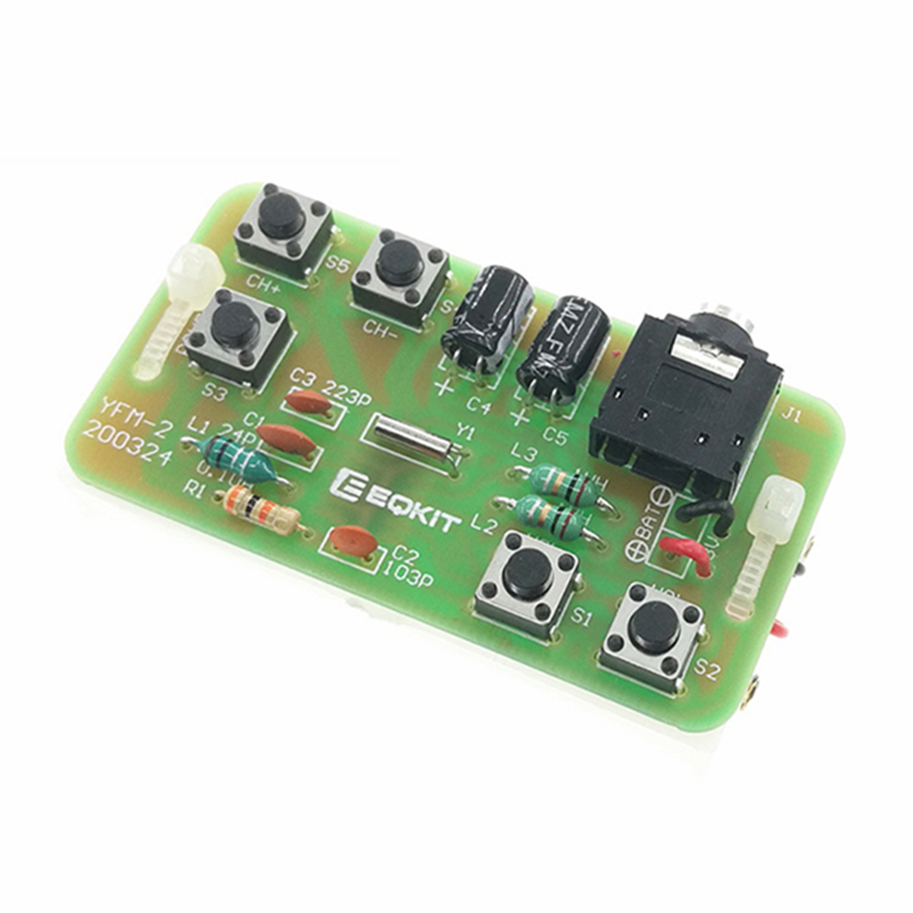 76-108MHz FM Stereo Radio DIY Kit Circuit PCB Board Solder Practice Project, 501 Original
76-108MHz FM Stereo Radio DIY Kit Circuit PCB Board Solder Practice Project, 501 Original