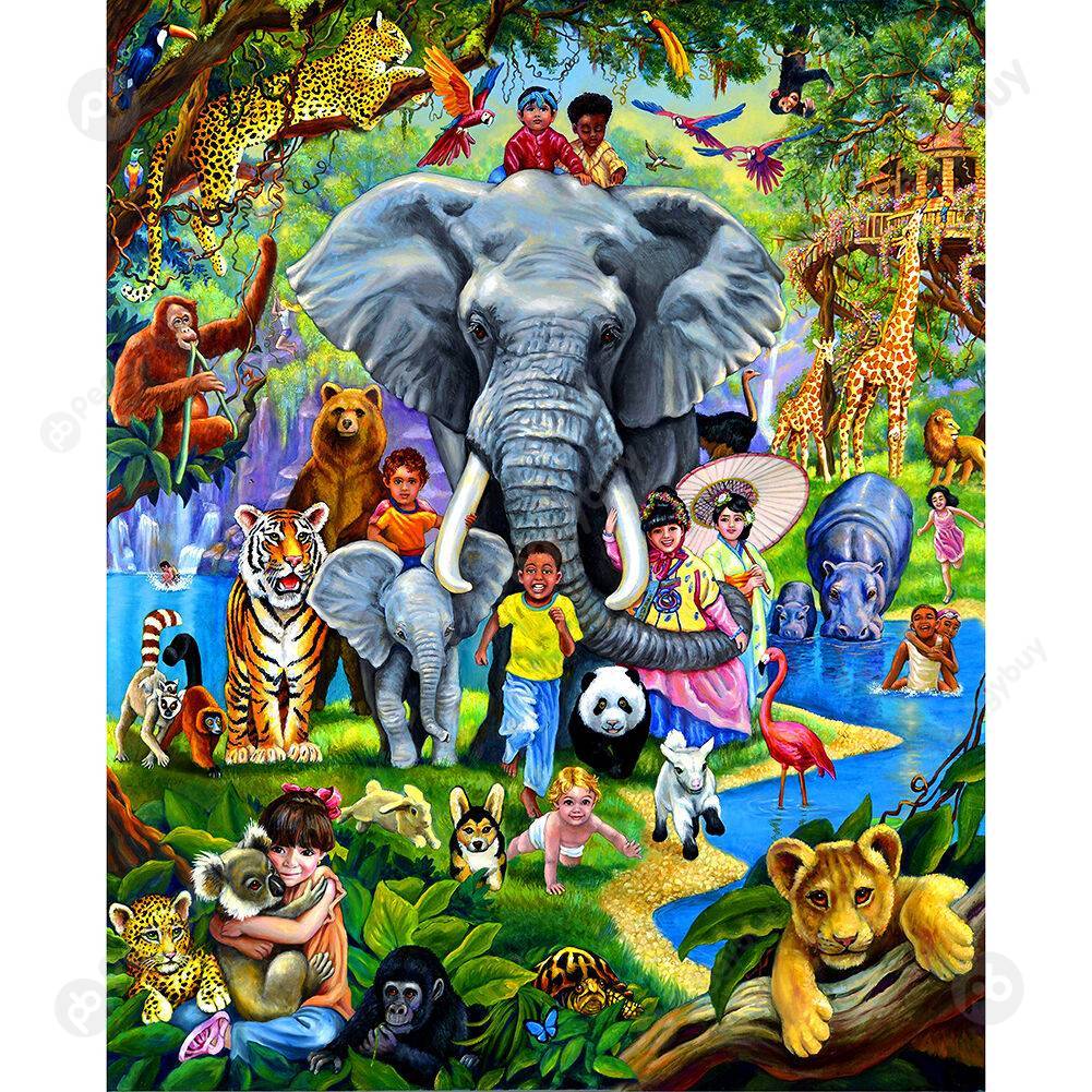 1000pcs Jigsaw Paper Puzzles Animal Paradise for Kid Adult Educational Toys, 501 Original
1000pcs Jigsaw Paper Puzzles Animal Paradise for Kid Adult Educational Toys, 501 Original