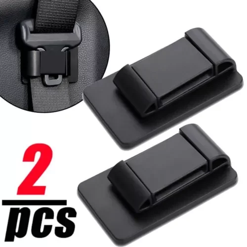 Dronehint 2x Universal Car Interior Parts Seat Belt Stabilizer Limiter Accessories Black (For: BYD) Parts