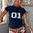 Bjmingjian Gothic Baby Tee Streetwear Women Portugal Letter Embroidery Punk Grunge T-shirt Y2k Clothes Sexy Aesthetic Cute Slim Crop Tops