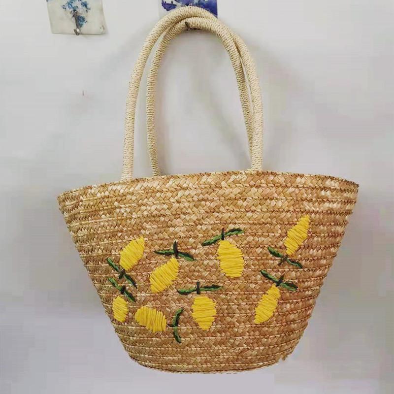 Mature Women Woven Tote Shoulder Bag For Older Ladies & Senior Women