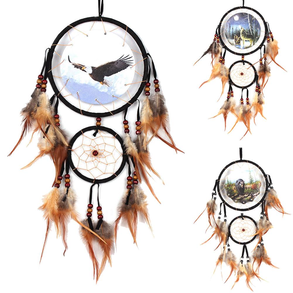 Animal Design Handmade Dream Catcher with Feathers Car Wall Hanging Decor, Eagle, 501 Original
Animal Design Handmade Dream Catcher with Feathers Car Wall Hanging Decor, Eagle, 501 Original