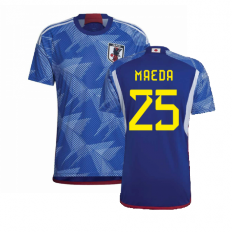 Japan Daizen Maeda 25 Home Shirt Kit World Cup 2022